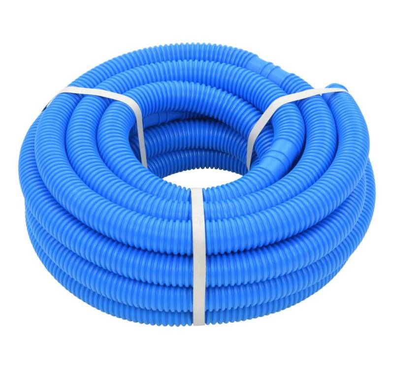 vidaXL Poolbodensauger Poolschlauch Blau 38 mm 12 m von vidaXL