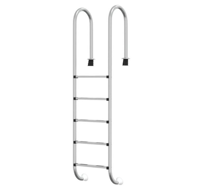 vidaXL Poolleiter Einstiegsleiter Pool-Leiter 54x38x211 cm Edelstahl 304 Einstiegsleiter von vidaXL