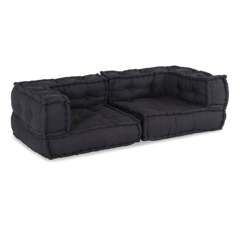 vidaXL Pouf, Pouf Modular Anthrazit 140x70x36 cm Stoff vidaXL Pouf, Pouf Modular Anthrazit 140x70x36 cm Stoff von vidaXL