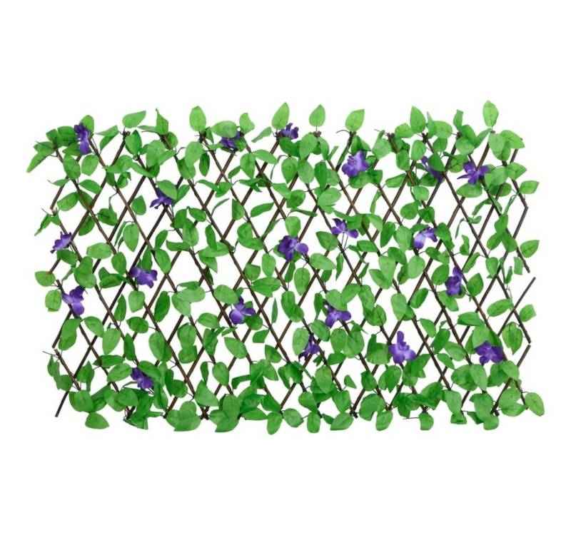 vidaXL Rankgitter, Rankhilfe mit Künstlichem Efeu Erweiterbar Grün 180x70 cm von vidaXL