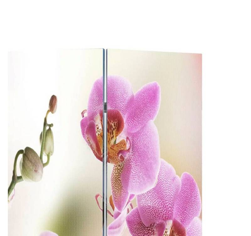 vidaXL Raumteiler, Paravent klappbar 120 x 170 cm Blume von vidaXL