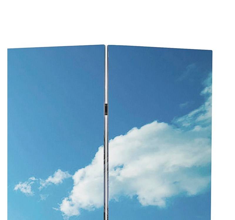 vidaXL Raumteiler, Paravent klappbar 217x170 cm Strand von vidaXL