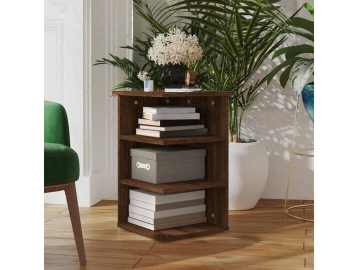 vidaXL Regal, Beistellregal Braun Eichen-Optik 35x35x55 cm Holzwerkstoff vidaXL Regal, Beistellregal Braun Eichen-Optik 35x35x55 cm Holzwerkstoff von vidaXL