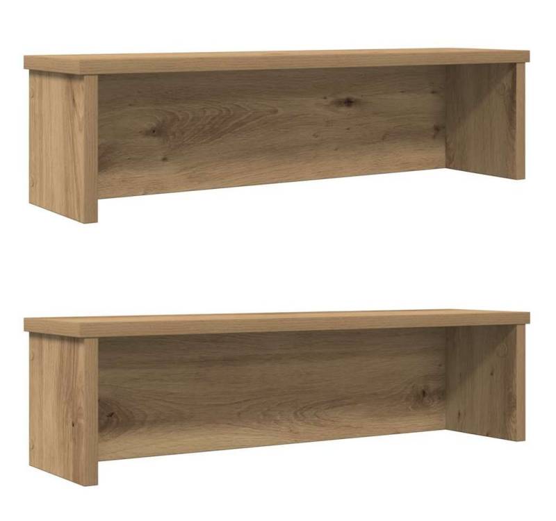 vidaXL Regal, Küchenregale Stapelbar 2 Stk. Artisan-Eiche 60x15x16 cm von vidaXL