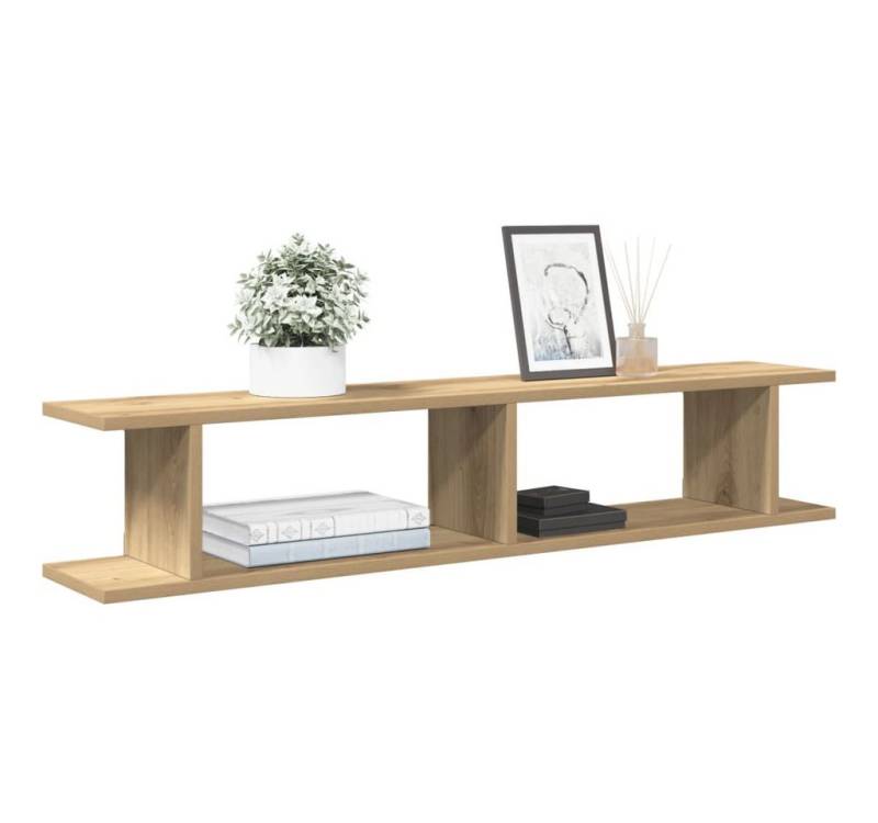 vidaXL Regal, Wandregale 2 Stk. Artisan-Eiche 105x18x20 cm Holzwerkstoff von vidaXL