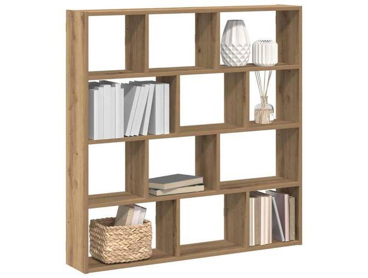 vidaXL Regal, Würfelregal 12 Fächer Artisan-Eiche Holzwerkstoff von vidaXL