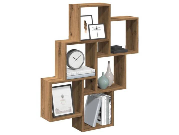 vidaXL Regal, Würfelregal Artisan-Eiche 78x15x93 cm Holzwerkstoff vidaXL Regal, Würfelregal Artisan-Eiche 78x15x93 cm Holzwerkstoff von vidaXL