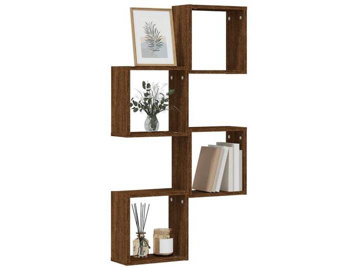 vidaXL Regal, Würfelregale 4 Stk. Braune 30x15x30 cm vidaXL Regal, Würfelregale 4 Stk. Braune 30x15x30 cm von vidaXL