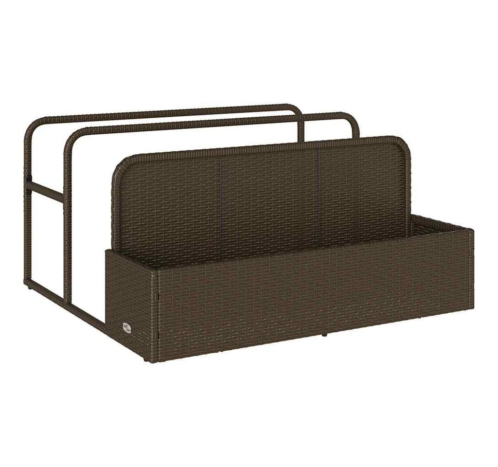 vidaXL Regal Pool Aufbewahrungsbehälter Braun 110x100x57 cm Polyrattan vidaXL Regal Pool Aufbewahrungsbehälter Braun 110x100x57 cm Polyrattan von vidaXL