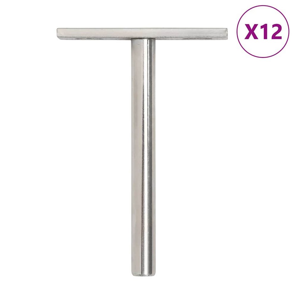 vidaXL Regal Regalträger Schwebend 12 Stk Unsichtbar Ø10x100 mm von vidaXL