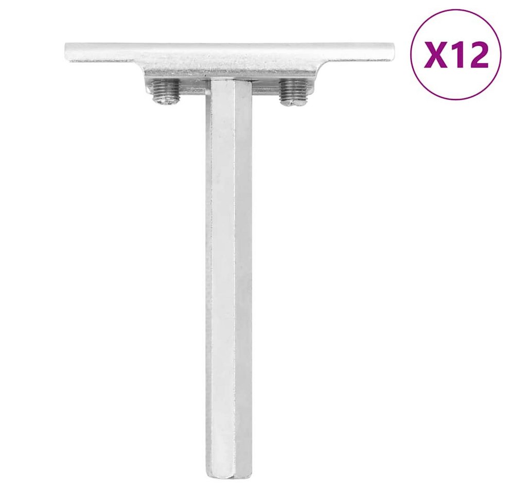 vidaXL Regal Regalträger Schwebend 12 Stk Unsichtbar Ø12x100 mm von vidaXL