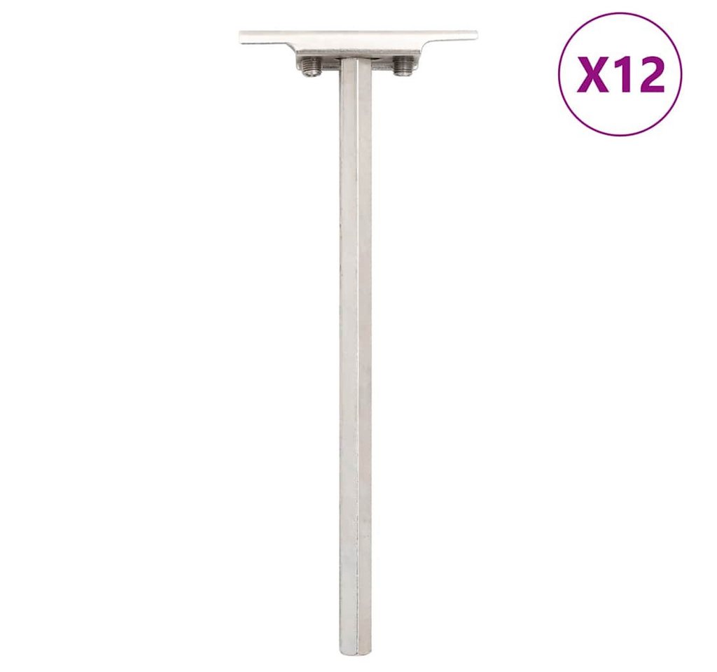 vidaXL Regal Regalträger Schwebend 12 Stk Unsichtbar Ø12x200 mm von vidaXL