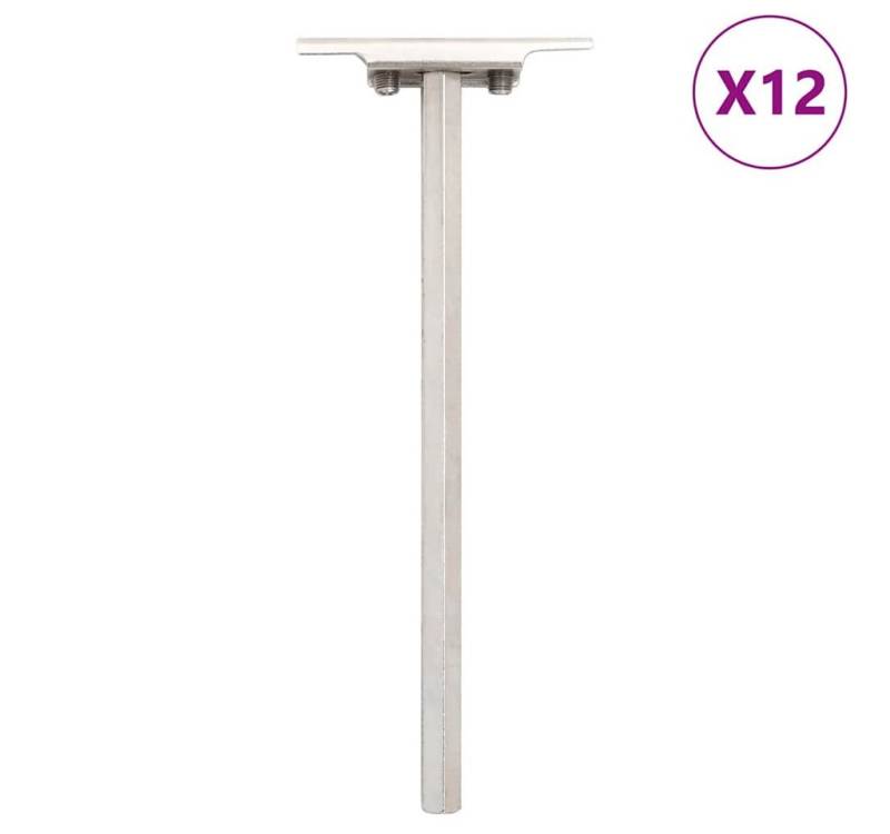 vidaXL Regal Regalträger Schwebend 12 Stk Unsichtbar Ø12x200 mm von vidaXL