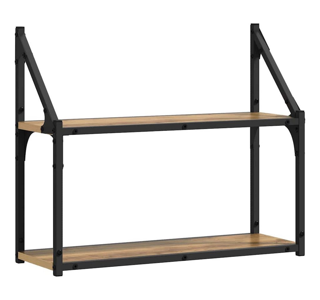 vidaXL Regal Wandregal mit Regal Artisan-Eiche 60 x 21 x 51 cm Holzwerkstoff, 1-tlg. vidaXL Regal Wandregal mit Regal Artisan-Eiche 60 x 21 x 51 cm Holzwerkstoff, 1-tlg. von vidaXL