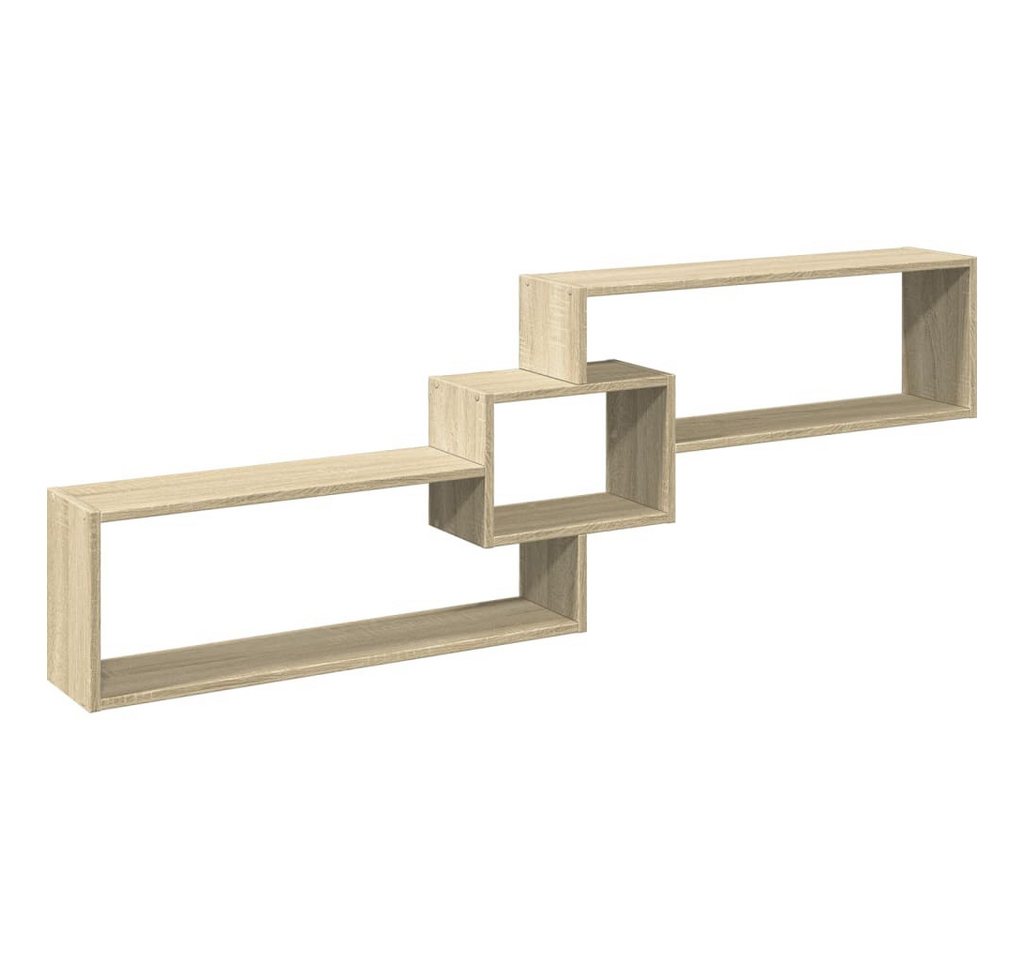 vidaXL Regal Wandschrank 158x18x53 cm Sonoma Eiche Holzwerkstoff, 1-tlg. von vidaXL