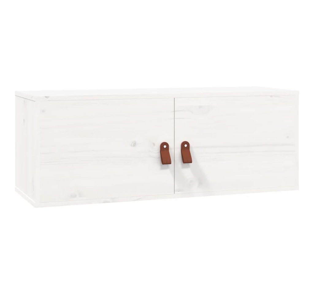 vidaXL Regal Wandschrank Weiß 80x30x30 cm Massivholz Kiefer, 1-tlg. vidaXL Regal Wandschrank Weiß 80x30x30 cm Massivholz Kiefer, 1-tlg. von vidaXL