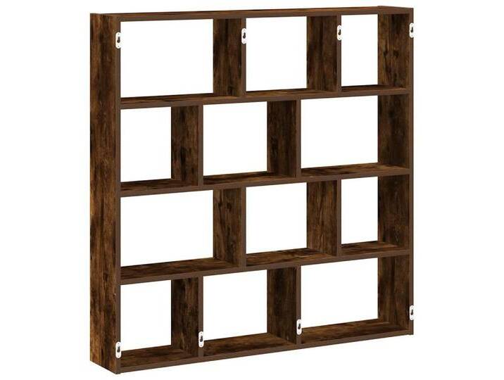 vidaXL Regal Würfelregal 12 Fächer Räuchereiche Holzwerkstoff, 1-tlg., Räuchereiche vidaXL Regal Würfelregal 12 Fächer Räuchereiche Holzwerkstoff, 1-tlg., Räuchereiche von vidaXL