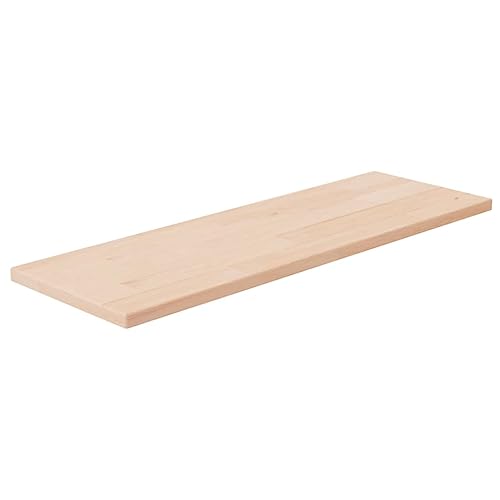 vidaXL Regalboden 60x20x1,5 cm Unbehandeltes Massivholz Eiche von vidaXL