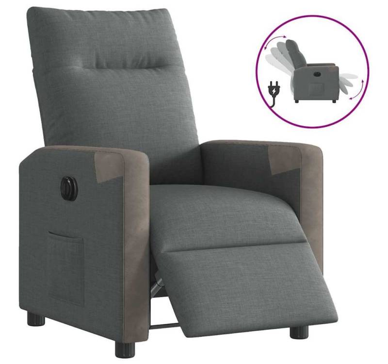 vidaXL Relaxsessel, Relaxsessel Elektrisch Dunkelgrau Stoff von vidaXL