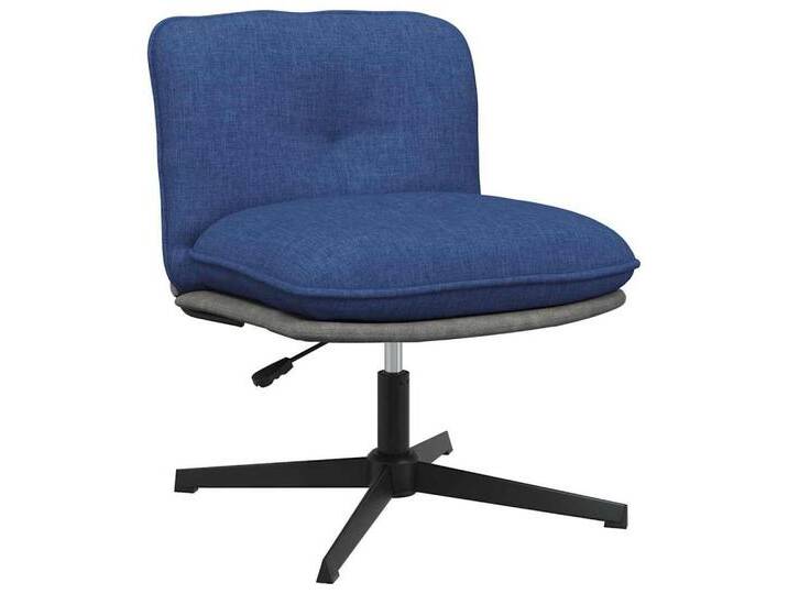 vidaXL Relaxsessel Bürostuhl Drehbar Blau Stoff (1-St), blau von vidaXL