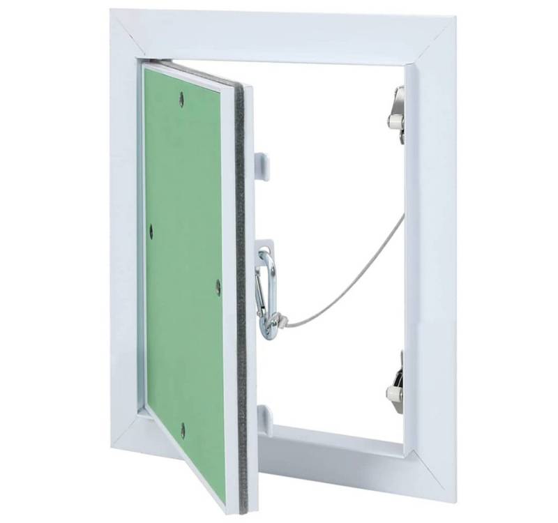 vidaXL Revisionsklappe Zugangsdeckel mit Alurahmen und Gipskartonplatte 150x200 mm (1-St) von vidaXL