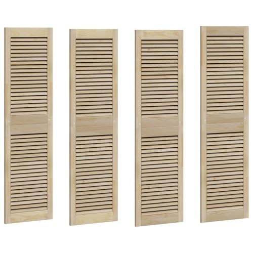 vidaXL Rustikaler Stauraum-Schrank Natur 140,5 x 39,5 cm aus massivem Kiefernholz mit Lamellentüren. Braun für drinnen. Montage nötig, Pflegeleichte Oberfläche. Stylischer Organizer vidaXL Rustikaler Stauraum-Schrank Natur 140,5 x 39,5 cm aus massivem Kiefernholz mit Lamellentüren. Braun für drinnen. Montage nötig, Pflegeleichte Oberfläche. Stylischer Organizer von vidaXL