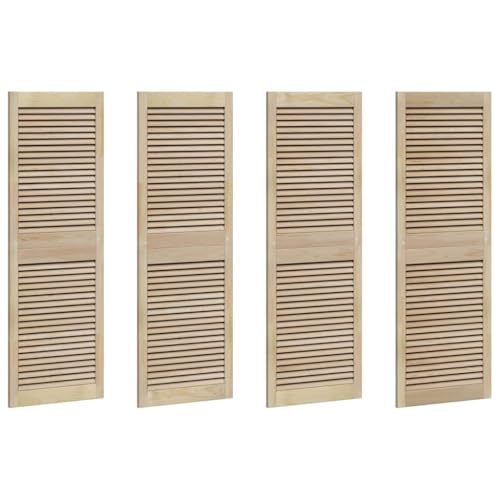 vidaXL Rustikaler Stauraum-Schrank aus Naturholz 140,5 x 49,5 cm - Massivholz Kiefer in Braun. Ideal für drinnen. Mit Lamellentüren und verstellbaren Regalen. Klassisches Design vidaXL Rustikaler Stauraum-Schrank aus Naturholz 140,5 x 49,5 cm - Massivholz Kiefer in Braun. Ideal für drinnen. Mit Lamellentüren und verstellbaren Regalen. Klassisches Design von vidaXL