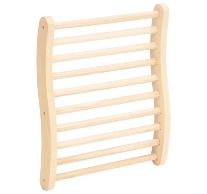 vidaXL Sauna-Rückenlehne, Sauna-Rückenlehne S-Form Massivholz Kiefer von vidaXL