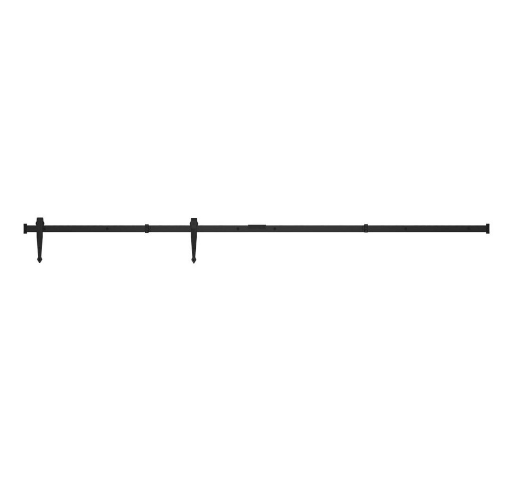 vidaXL Schiebetür Mini Schiebetürbeschlag Set für Schranktüren Carbonstahl 200 cm (1-St) von vidaXL