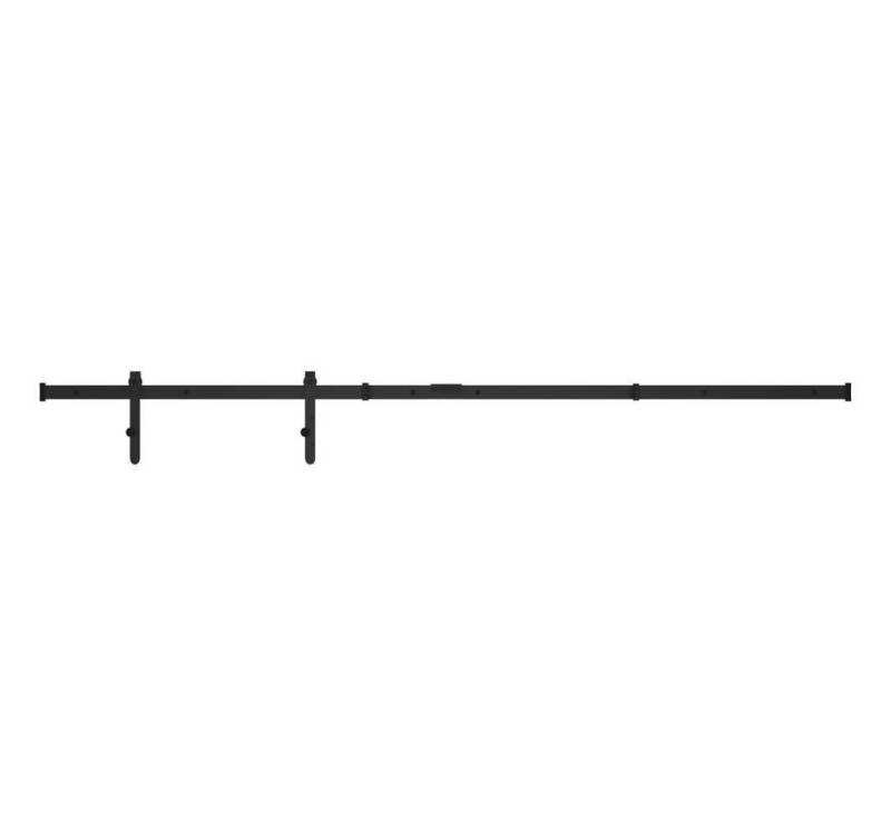 vidaXL Schiebetür Mini Schiebetürbeschlag Set für Schranktüren Carbonstahl 200 cm (1-St) von vidaXL