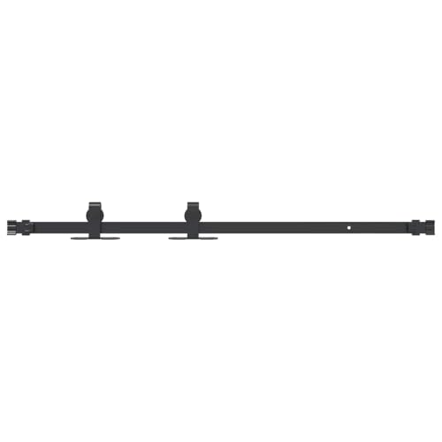 vidaXL Schiebetürbeschlag Set für Schranktüren 91 cm Karbonstahl, Schiebetürbeschlag Schrank, Schiebetür Bausatz, Schiebetürbeschlag Set vidaXL Schiebetürbeschlag Set für Schranktüren 91 cm Karbonstahl, Schiebetürbeschlag Schrank, Schiebetür Bausatz, Schiebetürbeschlag Set von vidaXL