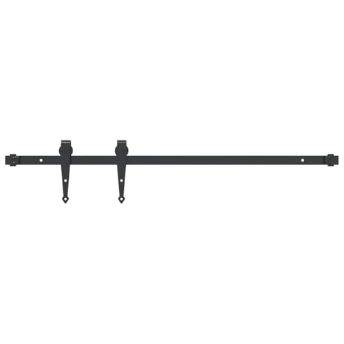 vidaXL Schiebetürbeschlag Set für Schranktüren 91 cm Karbonstahl, Schiebetürbeschlag Schrank, Schiebetür Bausatz, Schiebetürbeschlag Set vidaXL Schiebetürbeschlag Set für Schranktüren 91 cm Karbonstahl, Schiebetürbeschlag Schrank, Schiebetür Bausatz, Schiebetürbeschlag Set von vidaXL