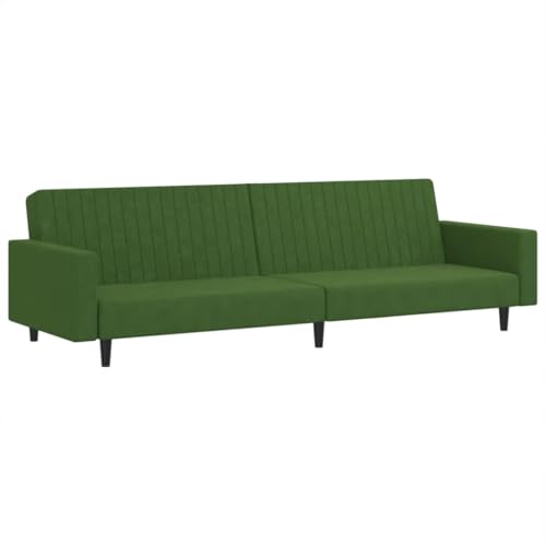 vidaXL Schlafsofa 2-Sitzer, Schlafcouch für Wohnzimmer Heimkino Büro, Gästebett mit Holzrahmen, Sofabett Tagesbett Couch Sofa Ausziehbar, Dunkelgrün Samt vidaXL Schlafsofa 2-Sitzer, Schlafcouch für Wohnzimmer Heimkino Büro, Gästebett mit Holzrahmen, Sofabett Tagesbett Couch Sofa Ausziehbar, Dunkelgrün Samt von vidaXL