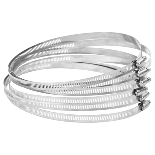 vidaXL Schlauchschellen 6 Stk., Schlauchschelle Einstellbar 91-220mm, Bandschelle für Schlauch Rohr Kabel, Rohrschelle Schlauchklemme, Edelstahl 304 vidaXL Schlauchschellen 6 Stk., Schlauchschelle Einstellbar 91-220mm, Bandschelle für Schlauch Rohr Kabel, Rohrschelle Schlauchklemme, Edelstahl 304 von vidaXL