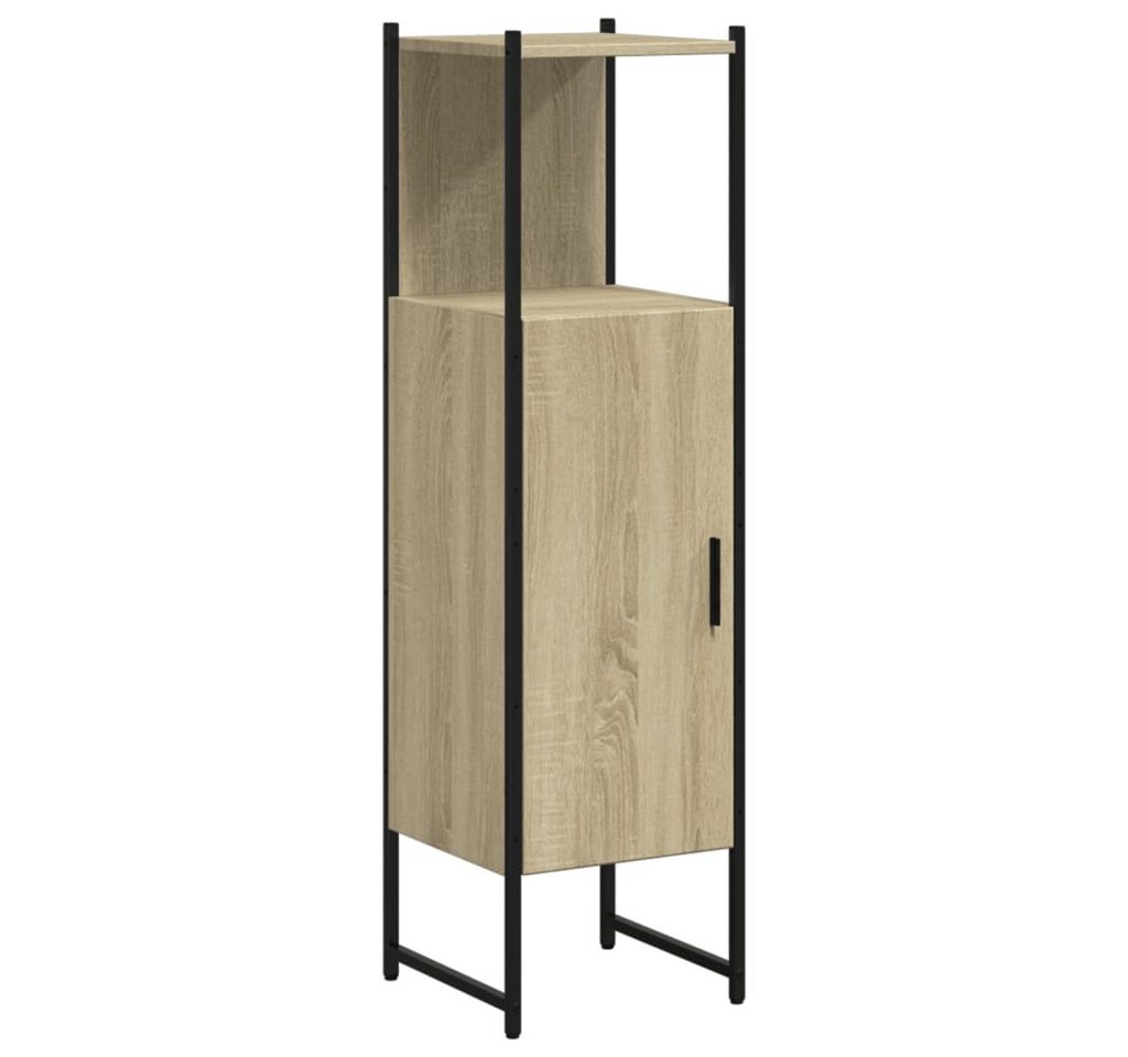 vidaXL Schminktisch Badschrank Sonoma-Eiche 33x33x120,5 cm Holzwerkstoff (1-St) von vidaXL