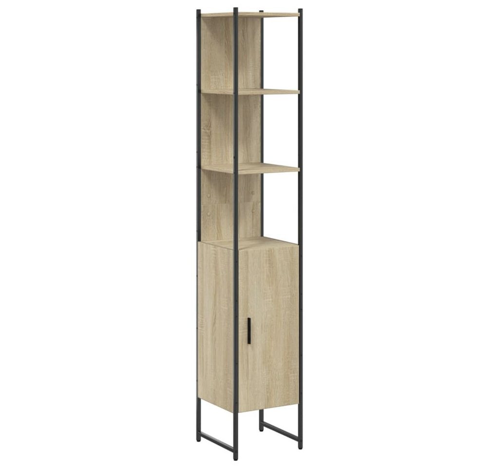 vidaXL Schminktisch Badschrank Sonoma-Eiche 33x33x185,5 cm Holzwerkstoff (1-St) von vidaXL