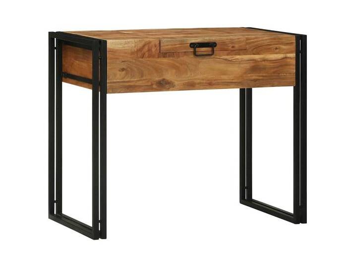 vidaXL Schminktisch Frisiertische Braun 90 x 50 x 75 cm Massivholz (1-St), braun, Braun von vidaXL