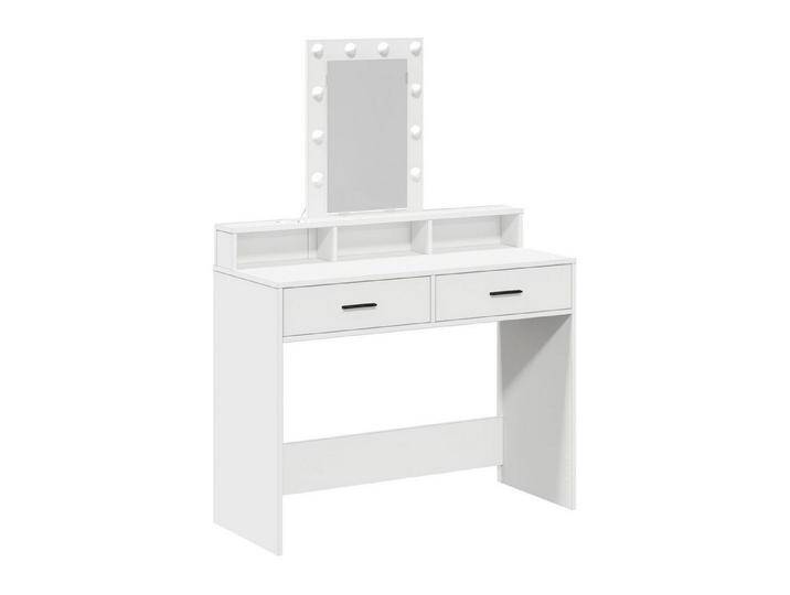 vidaXL Schminktisch Schminktisch Frisiertisch Kosmetiktisch Beauty Weiß MDF 100 x 41 x 140, weiß von vidaXL