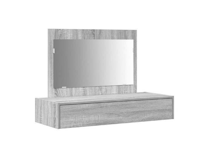vidaXL Schminktisch Schminktisch Wandmontage Grau Sonoma 100x40x70 cm (1-St), grau von vidaXL