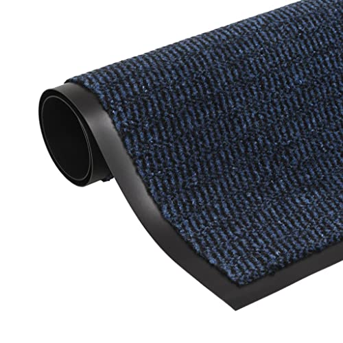 vidaXL Schmutzfangmatte Rechteckig Getuftet Türmatte Fußmatte Schmutzmatte Sauberlaufmatte Fußabtreter Türvorleger Matte 120x180cm Blau von vidaXL