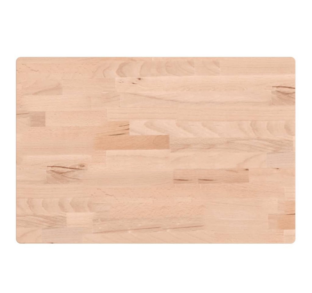 vidaXL Schneidebrett Waschtischplatte 80x40x1,5 cm Massivholz Buche, Holz von vidaXL