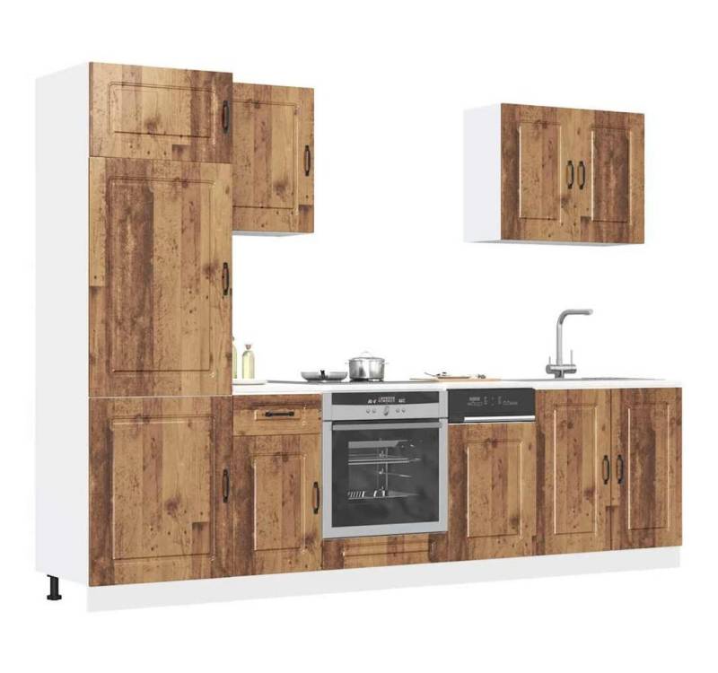 vidaXL Schrankmodule 7-tlg. Küchenschrank-Set Kalmar Altholz-Optik Holzwerkstoff von vidaXL