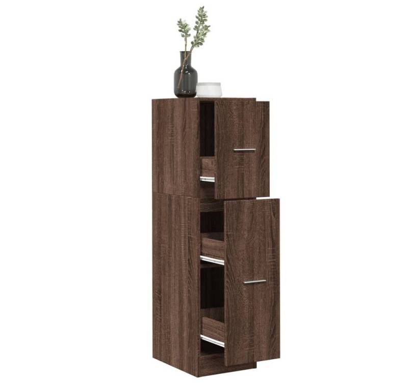 vidaXL Schrankmodule Apothekerschrank Braun Eichen-Optik 30x41x118 cm Holzwerkstoff von vidaXL
