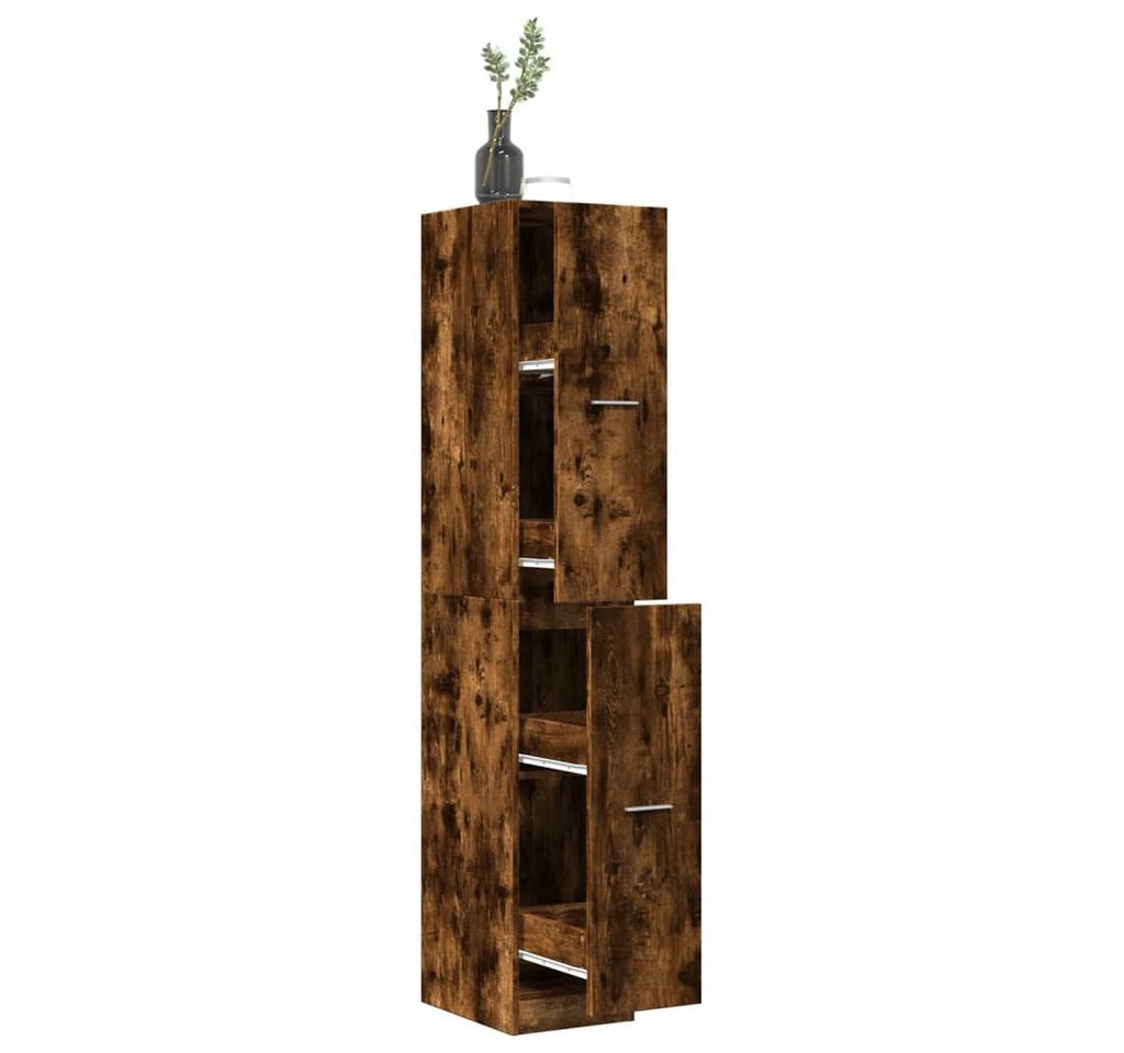 vidaXL Schrankmodule Apothekerschrank Räuchereiche 30x41x174,5 cm Holzwerkstoff von vidaXL