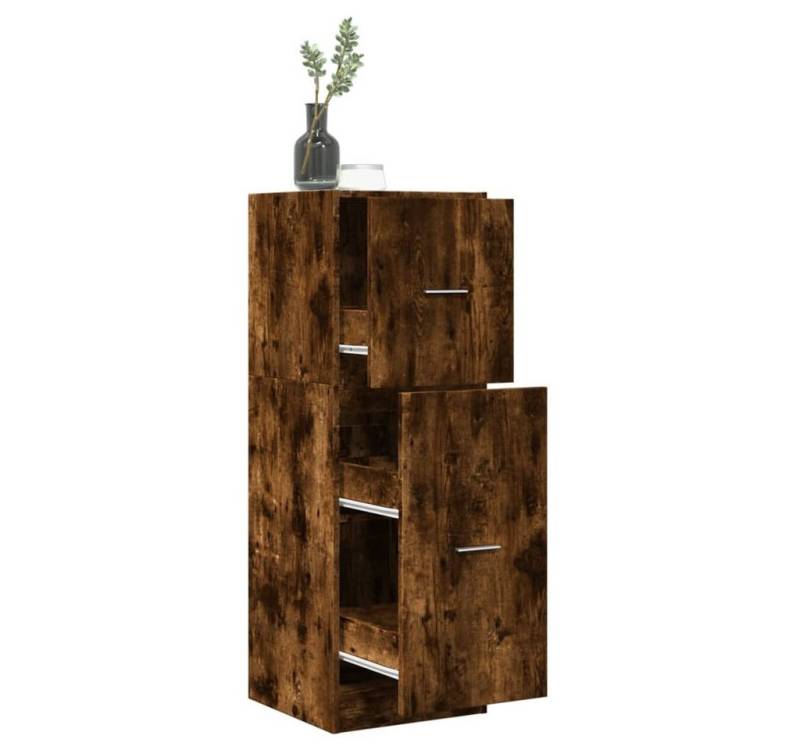 vidaXL Schrankmodule Apothekerschrank Räuchereiche 40x41x118 cm Holzwerkstoff von vidaXL