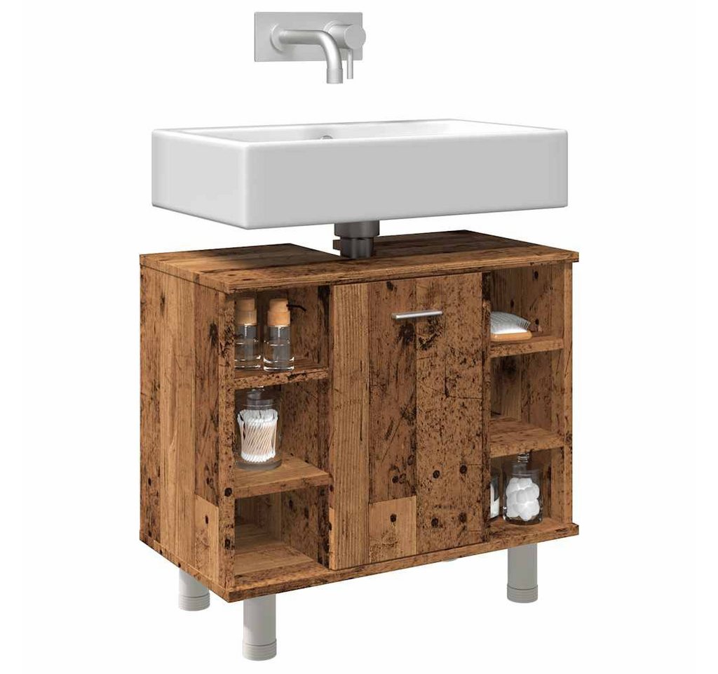 vidaXL Schrankmodule Badschrank Altholz-Optik 60x32x53,5 cm Holzwerkstoff von vidaXL