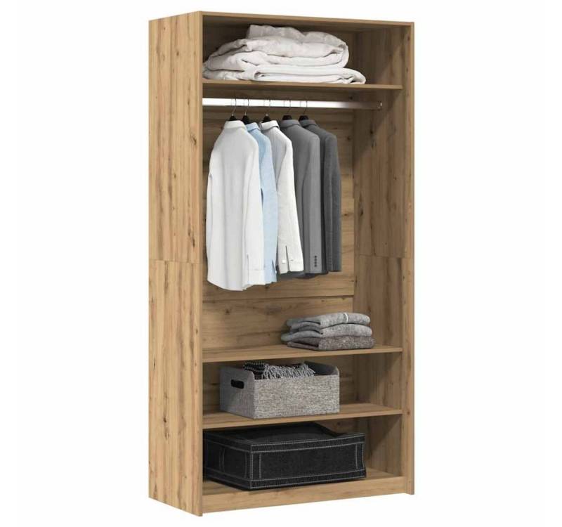 vidaXL Schrankmodule Kleiderschrank Artisan-Eiche 100x50x200 cm Holzwerkstoff von vidaXL