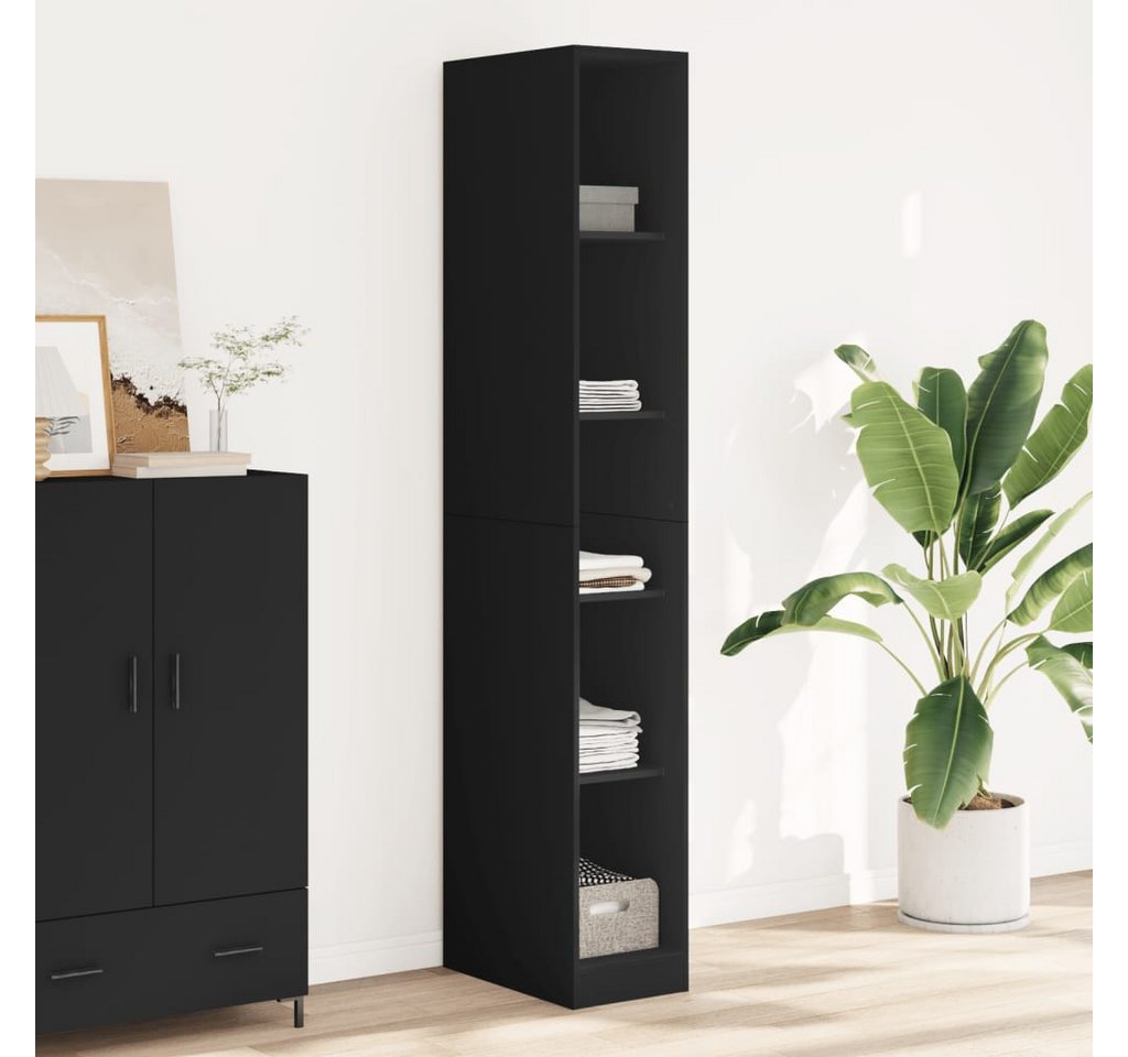 vidaXL Schrankmodule Kleiderschrank Schwarz 30x50x200 cm Holzwerkstoff von vidaXL