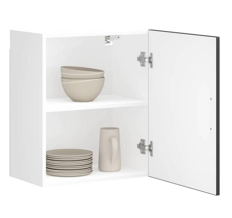 vidaXL Schrankmodule Küchen-Hängeschrank Porto Schwarz Holzwerkstoff von vidaXL