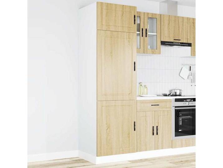 vidaXL Schrankmodule Küchenschrank Porto Sonoma-Eiche Holzwerkstoff von vidaXL